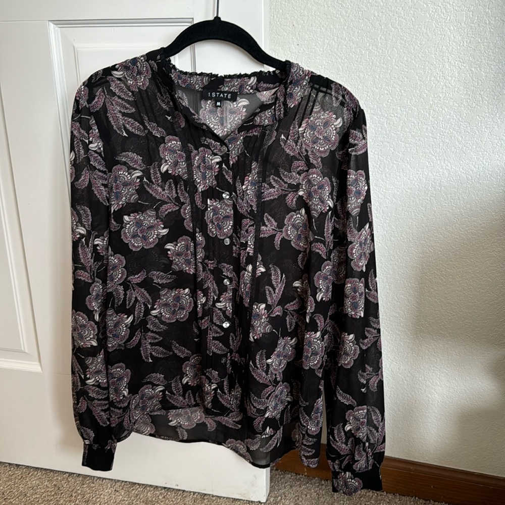 1. state paisley blouse